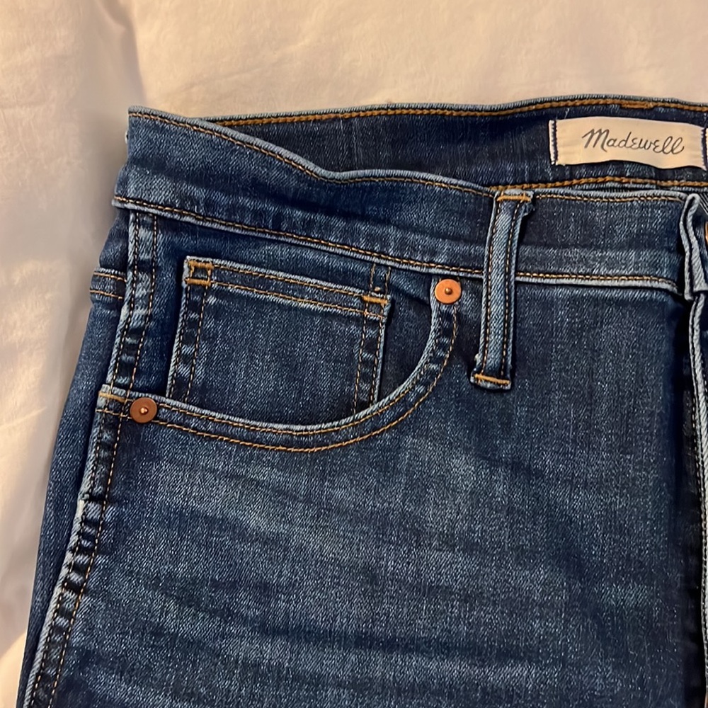 Madewell 10" High-Rise skinny jeans 30 Tall Dark Wash